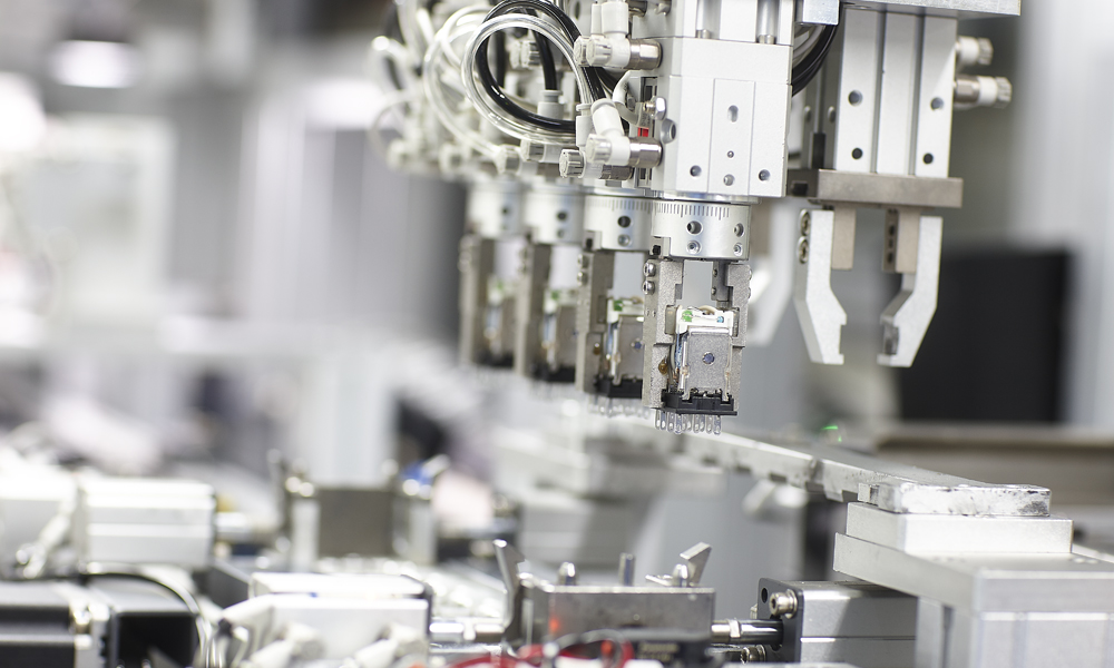 Relay automation production line